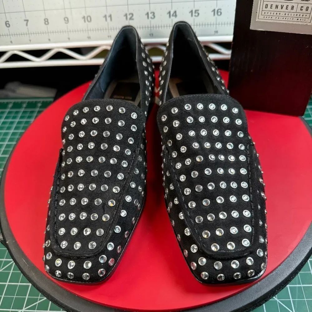 DOLCE VITA® | BENY CRYSTAL STUDS/SUEDE | FLATS | W6US | NEW |
